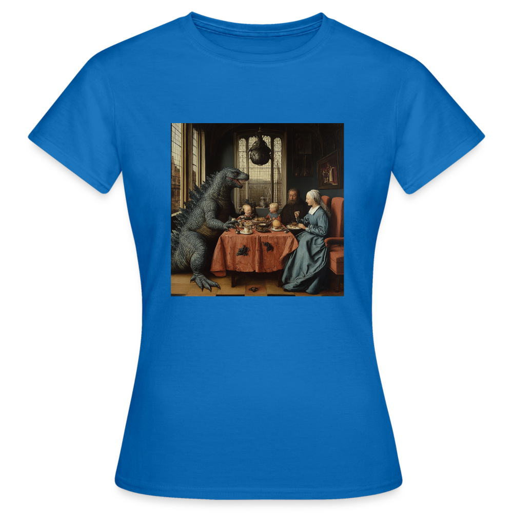Familjens Fest med Gäst, T-shirt dam - royalblå