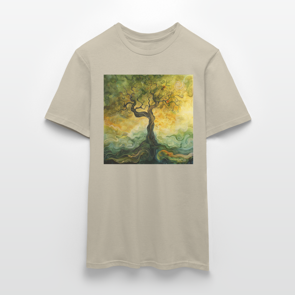 Trädets visdom, T-shirt herr - sandbeige