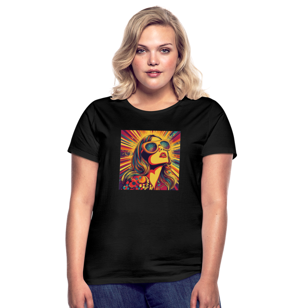 Disco Fever, T-shirt dam - svart