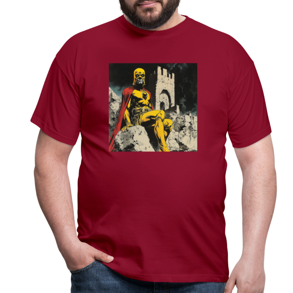 Orkalon, T-shirt herr - tegelröd