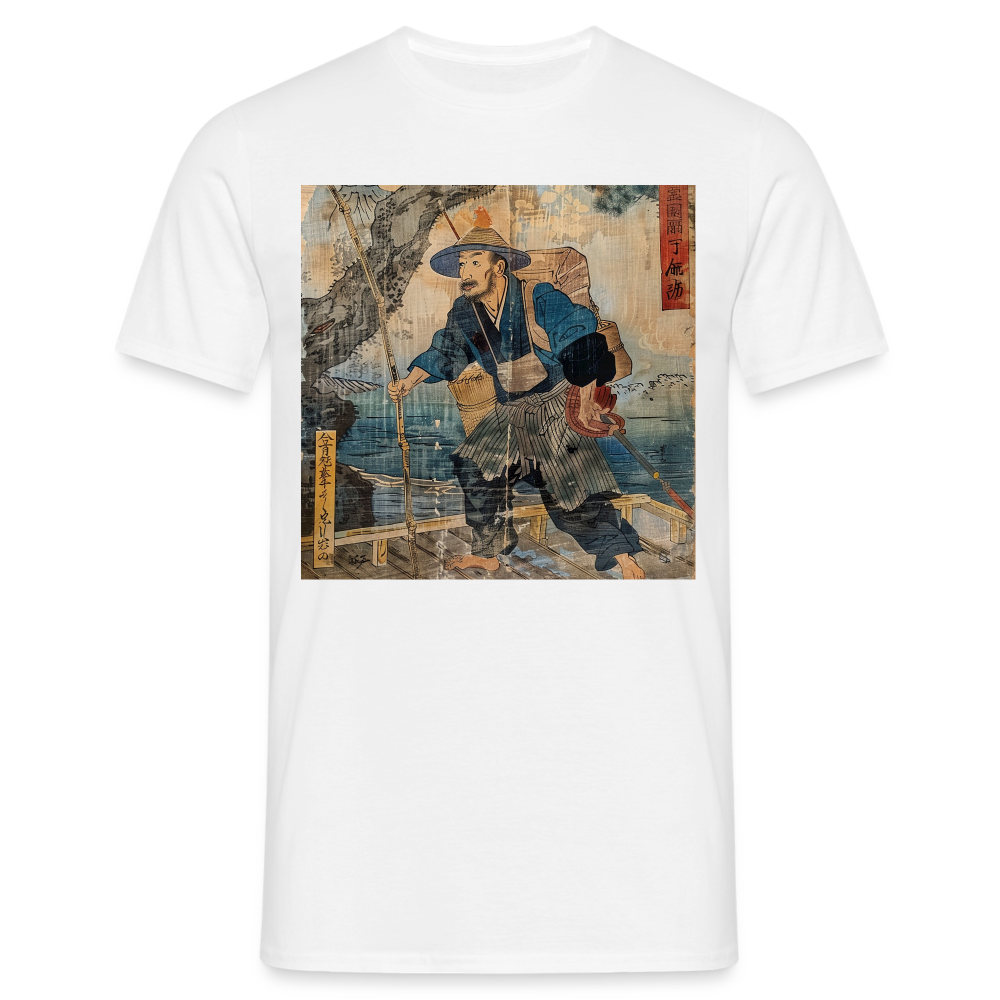 Fiskaren som bytte karriär, T-shirt herr - vit