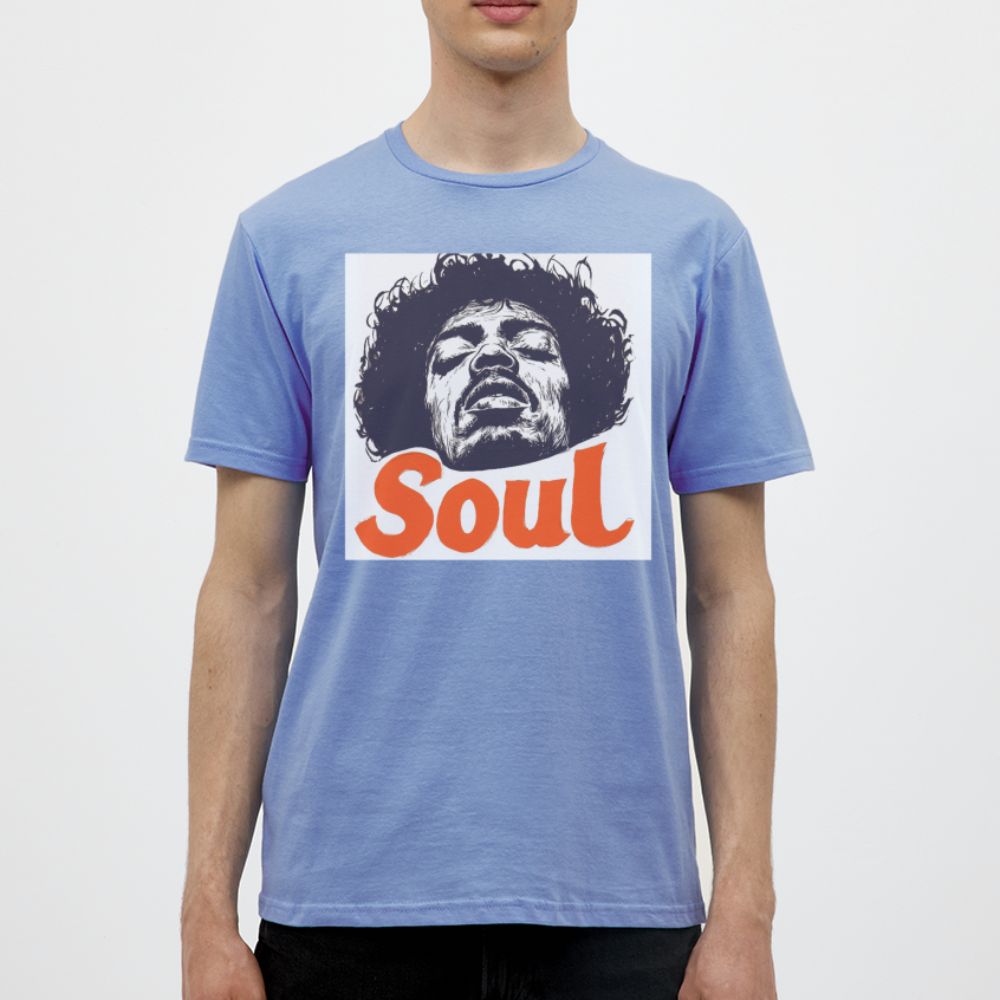 Kärlek, frihet och rättvisa, T-shirt herr - carolina blue