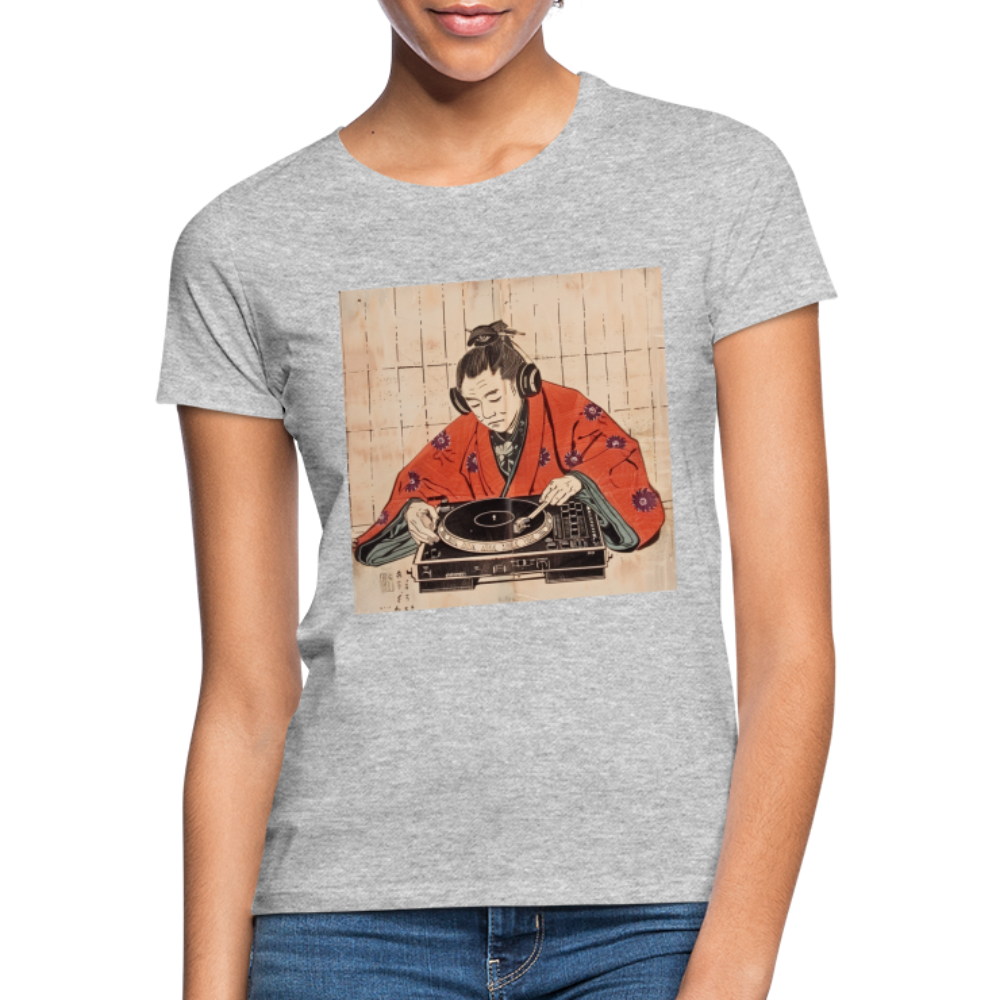 Echo från Edo, T-shirt dam - gråmelerad