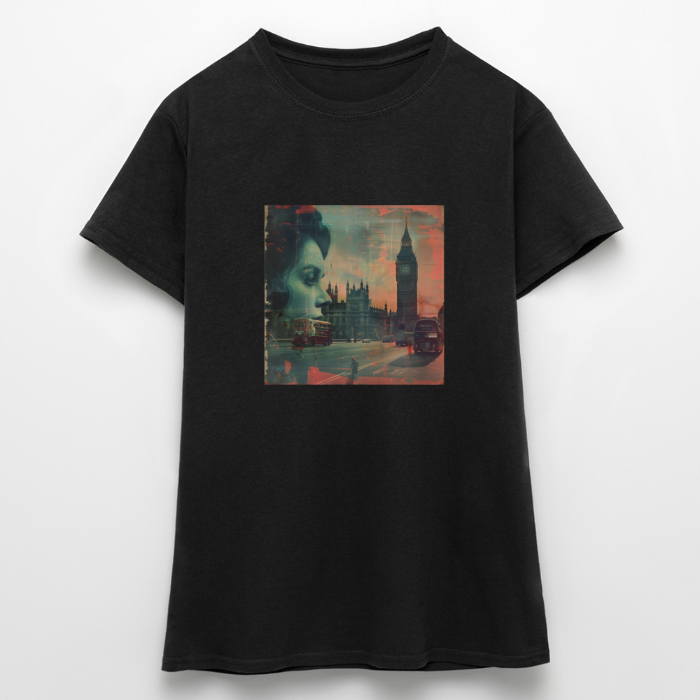 The Beat of London, T-shirt dam - svart