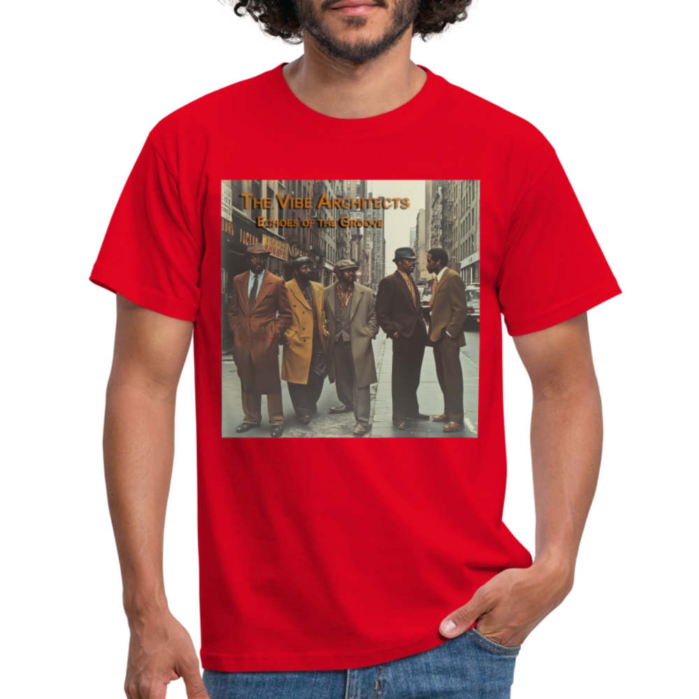 The Vibe Architects, T-shirt herr - röd