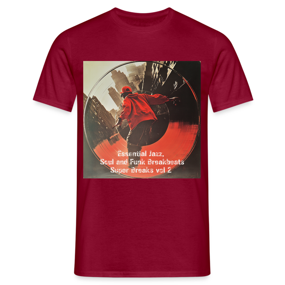 Super Breaks vol 2, T-shirt herr - tegelröd