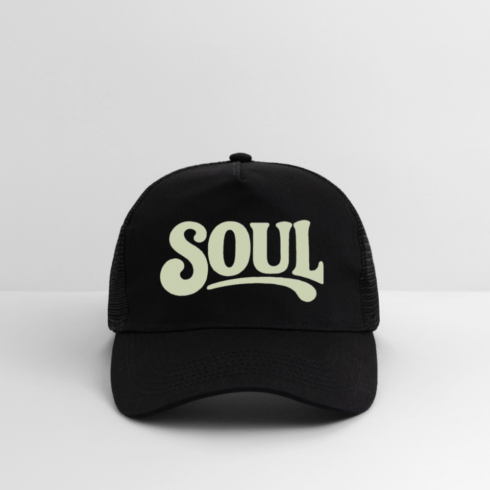 All About Soul, Trucker Cap - svart/svart
