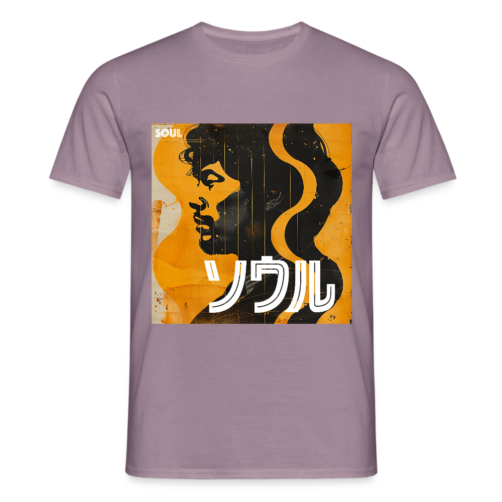 Nippon Grooves, T-shirt unisex - lilagrå