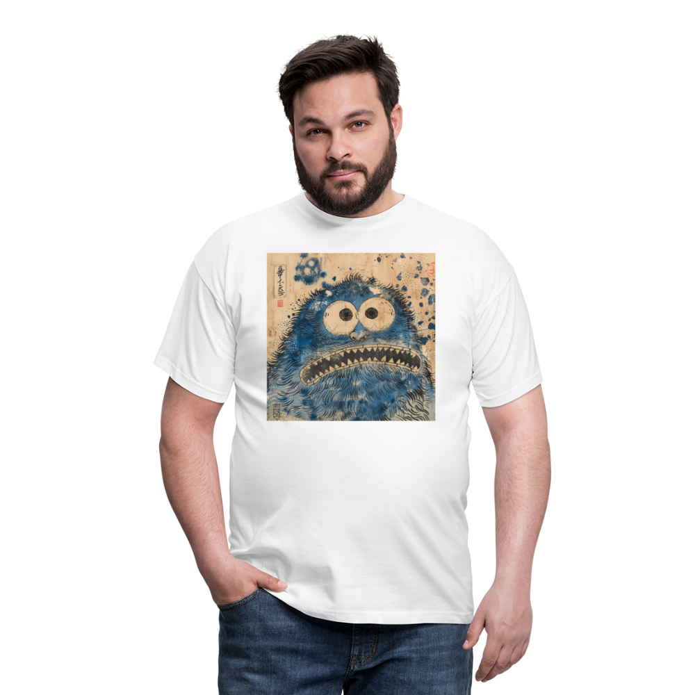 Uramiko ramlar i floden, T-shirt herr - vit