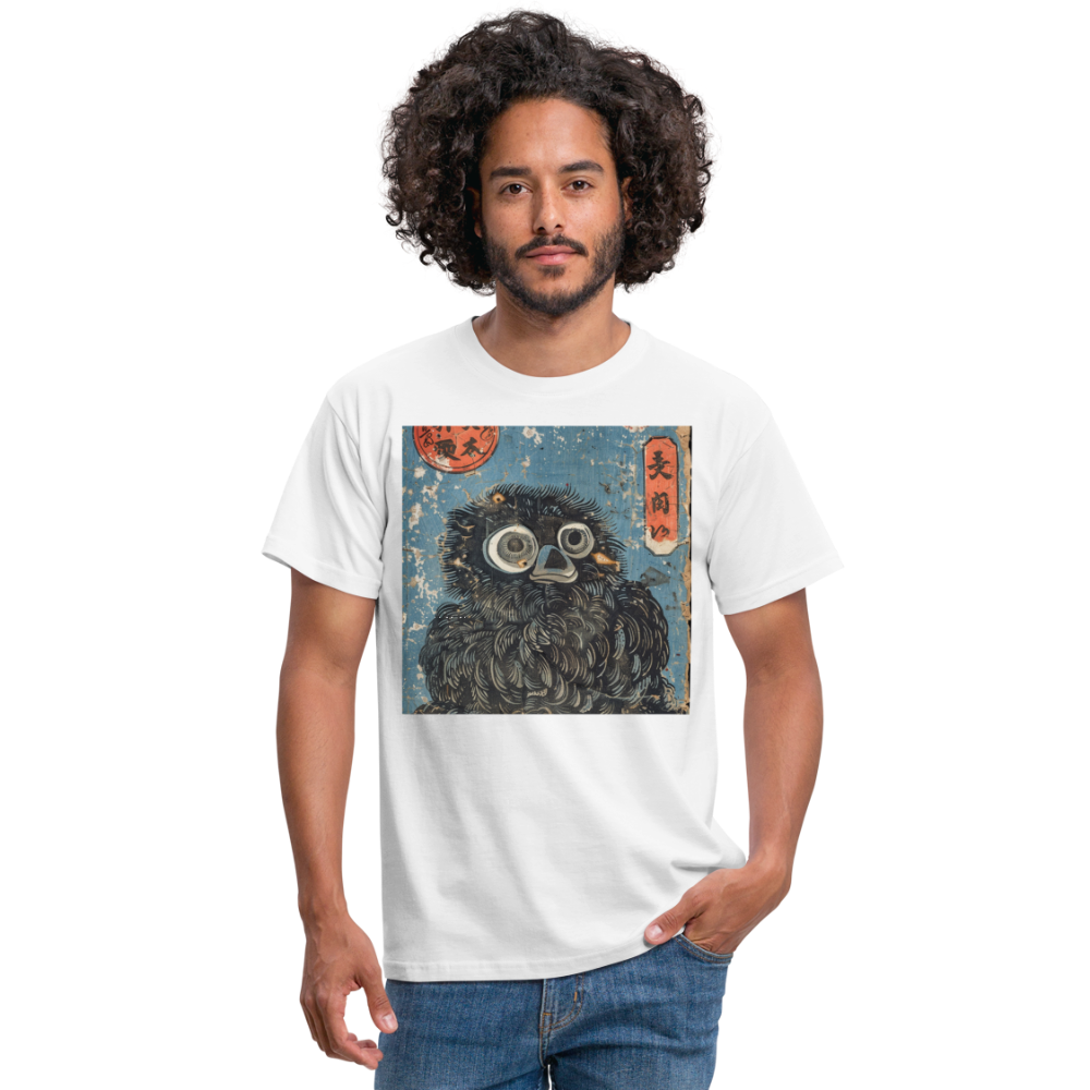 Denimiko, T-shirt herr - vit