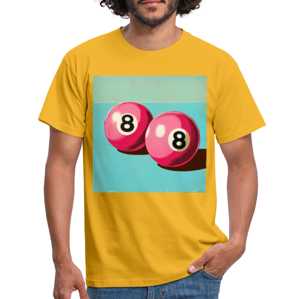 Rosa Rivaler, T-shirt herr - gul