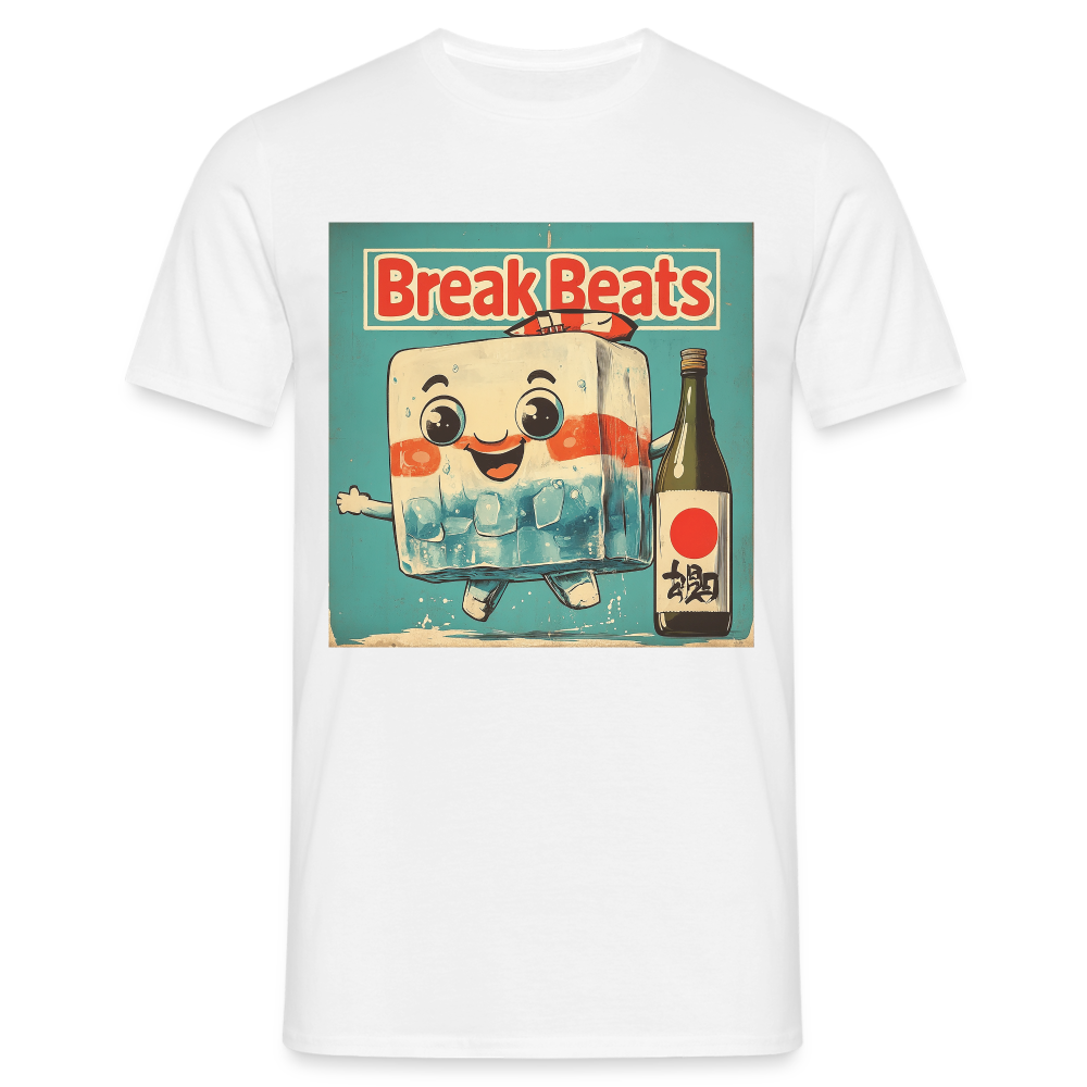Nippon Break Beats, T-shirt herr - vit
