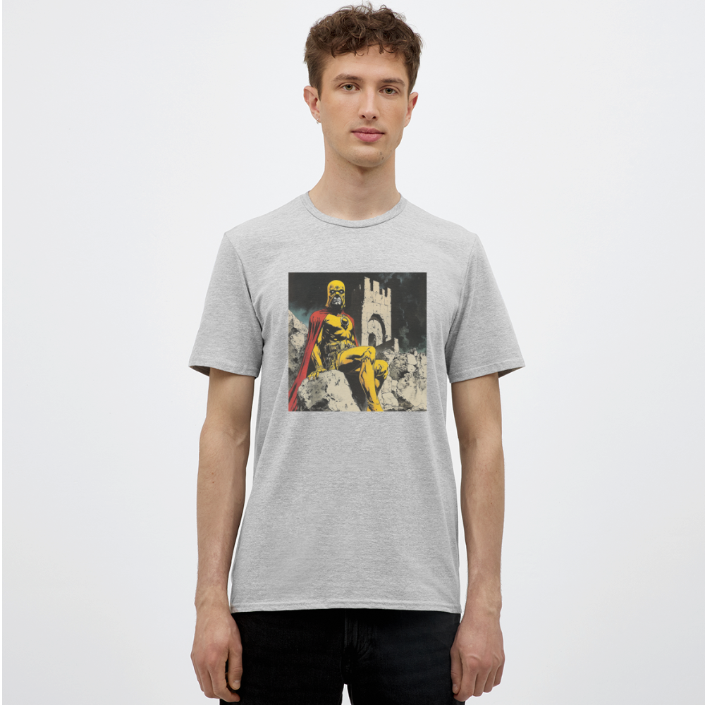 Orkalon, T-shirt herr - gråmelerad
