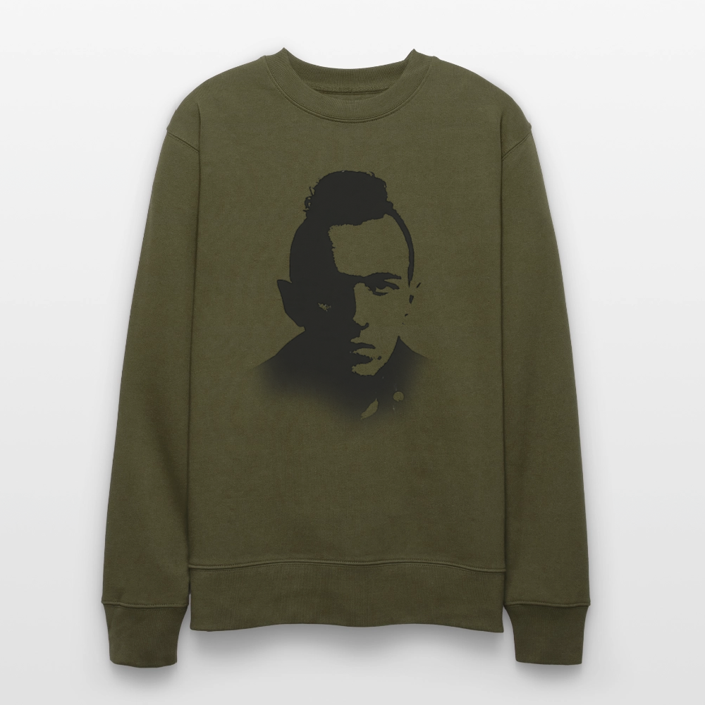 Stencil of Rebellion, Ekologisk sweatshirt CHANGER unisex från Stanley/Stella - kaki