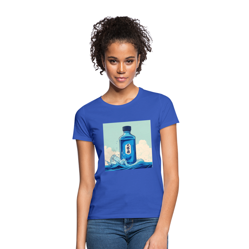 I Blått och Tystnad, T-shirt dam - royalblå
