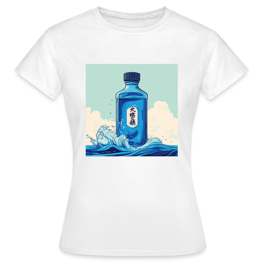 I Blått och Tystnad, T-shirt dam - vit