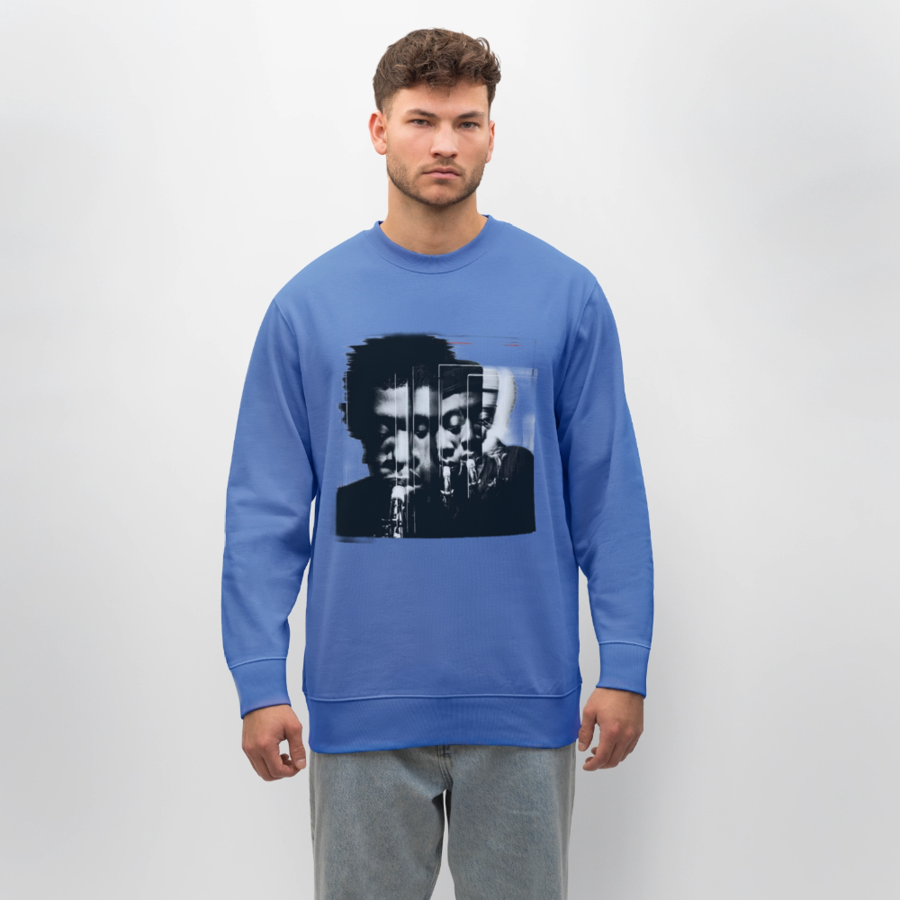 Between Breaths, Ekologisk sweatshirt CHANGER unisex från Stanley/Stella - blå