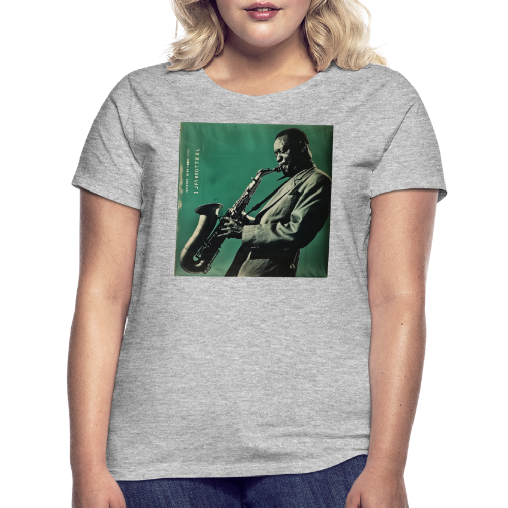 Nattens Toner i New York, T-shirt dam - gråmelerad