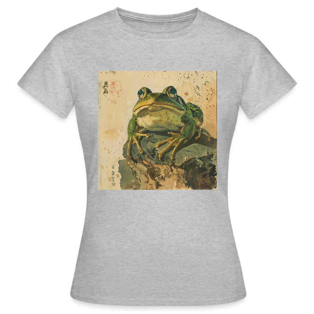 Grodan i Skymningen, T-shirt dam - gråmelerad