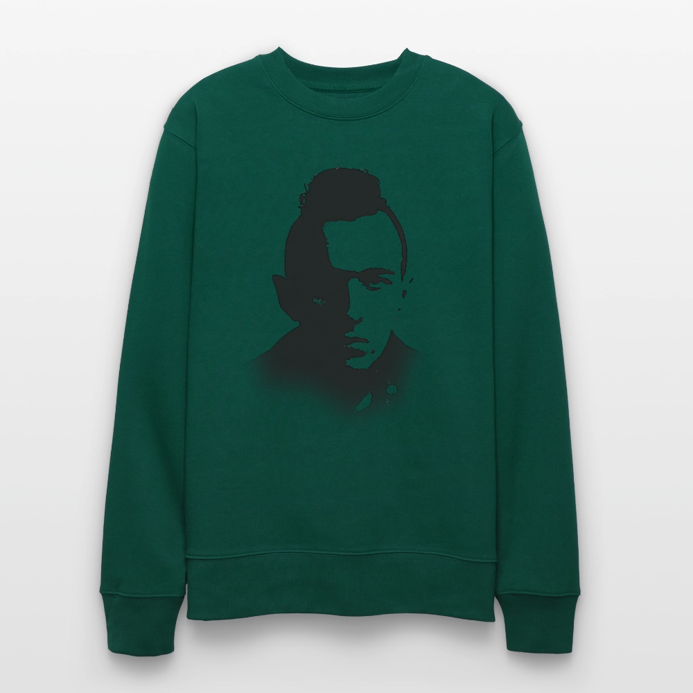 Stencil of Rebellion, Ekologisk sweatshirt CHANGER unisex från Stanley/Stella - skogsgrön