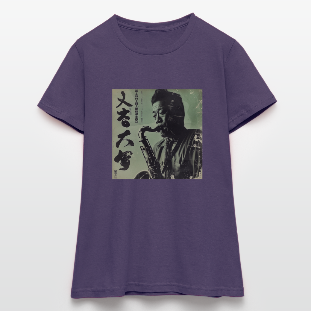 Live Mount Fuji Jazzcafé , T-shirt dam - mörklila