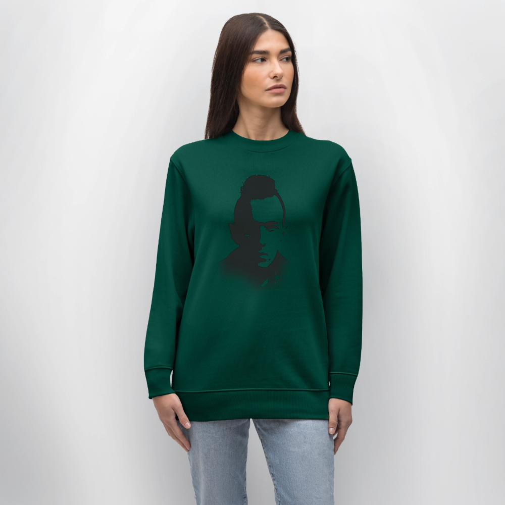 Stencil of Rebellion, Ekologisk sweatshirt CHANGER unisex från Stanley/Stella - skogsgrön
