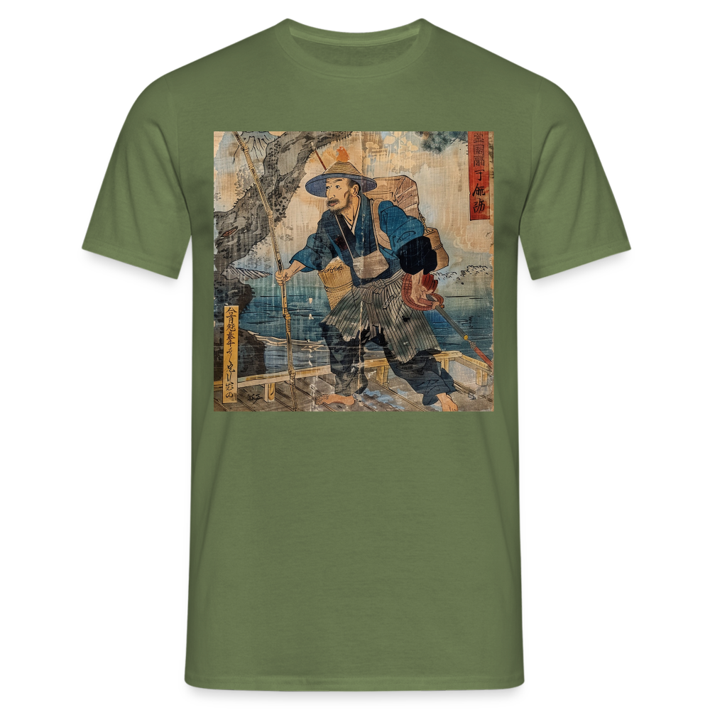 Fiskaren som bytte karriär, T-shirt herr - Militärgrön