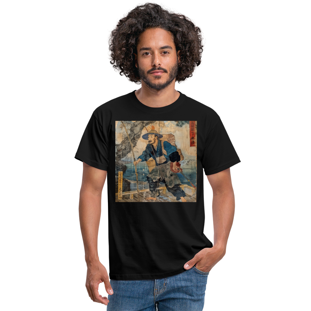 Fiskaren som bytte karriär, T-shirt herr - svart