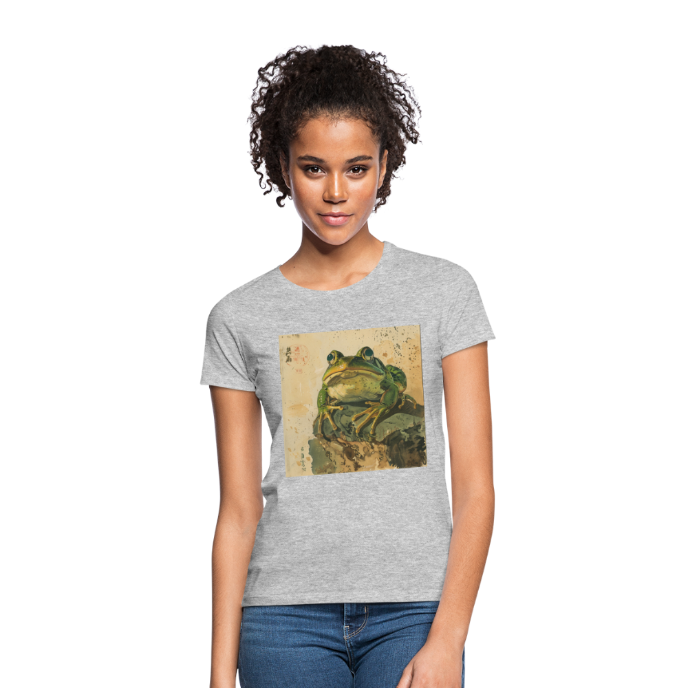Grodan i Skymningen, T-shirt dam - gråmelerad