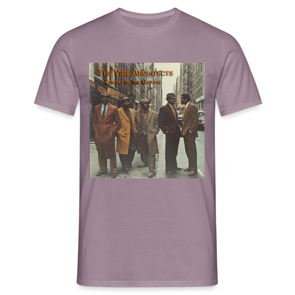 The Vibe Architects, T-shirt herr - lilagrå