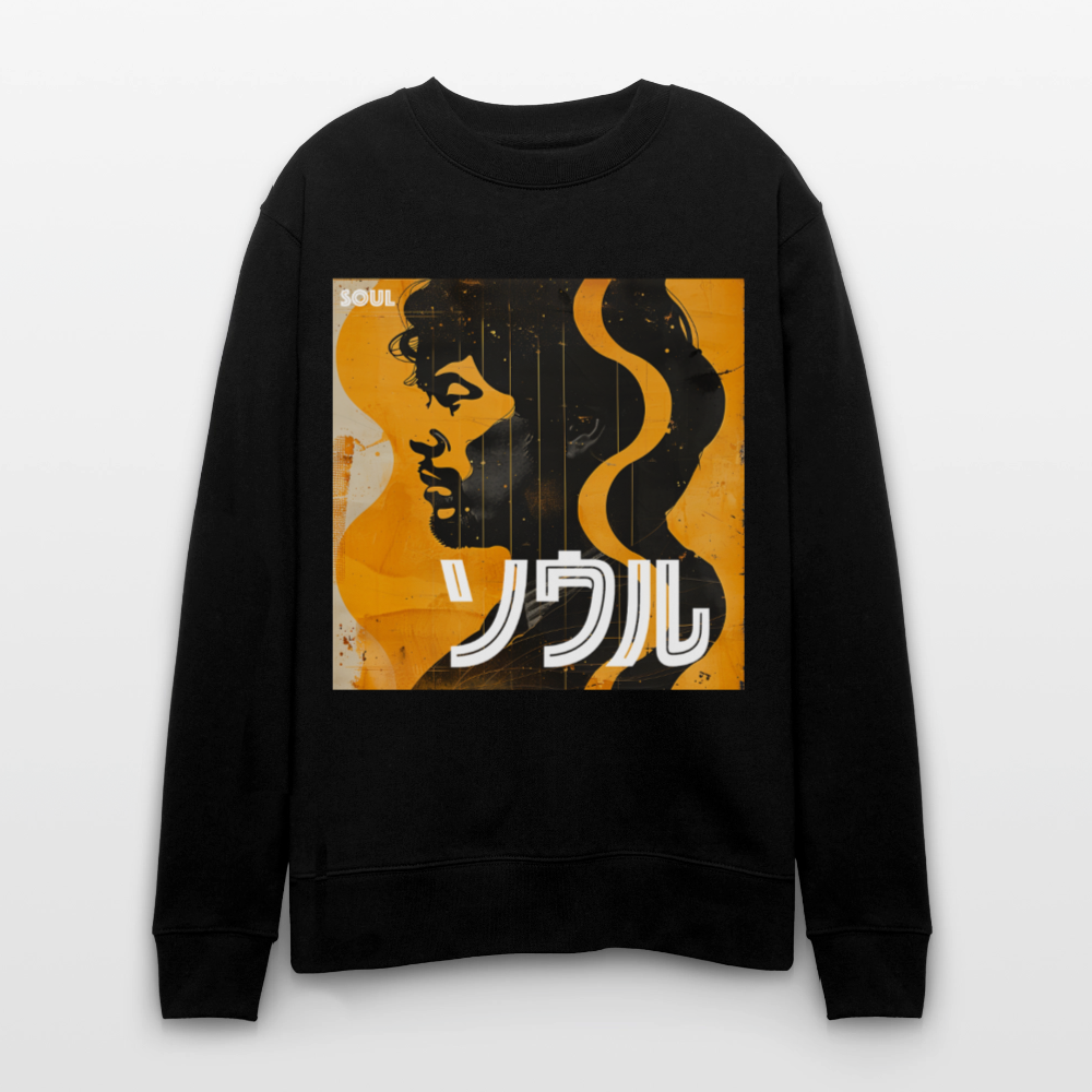 Nippon Grooves, Ekologisk sweatshirt CHANGER unisex från Stanley/Stella - svart