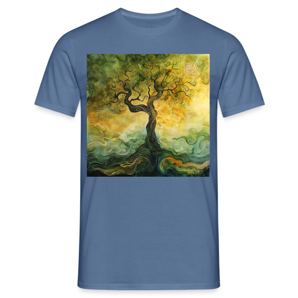 Trädets visdom, T-shirt herr - duvblå