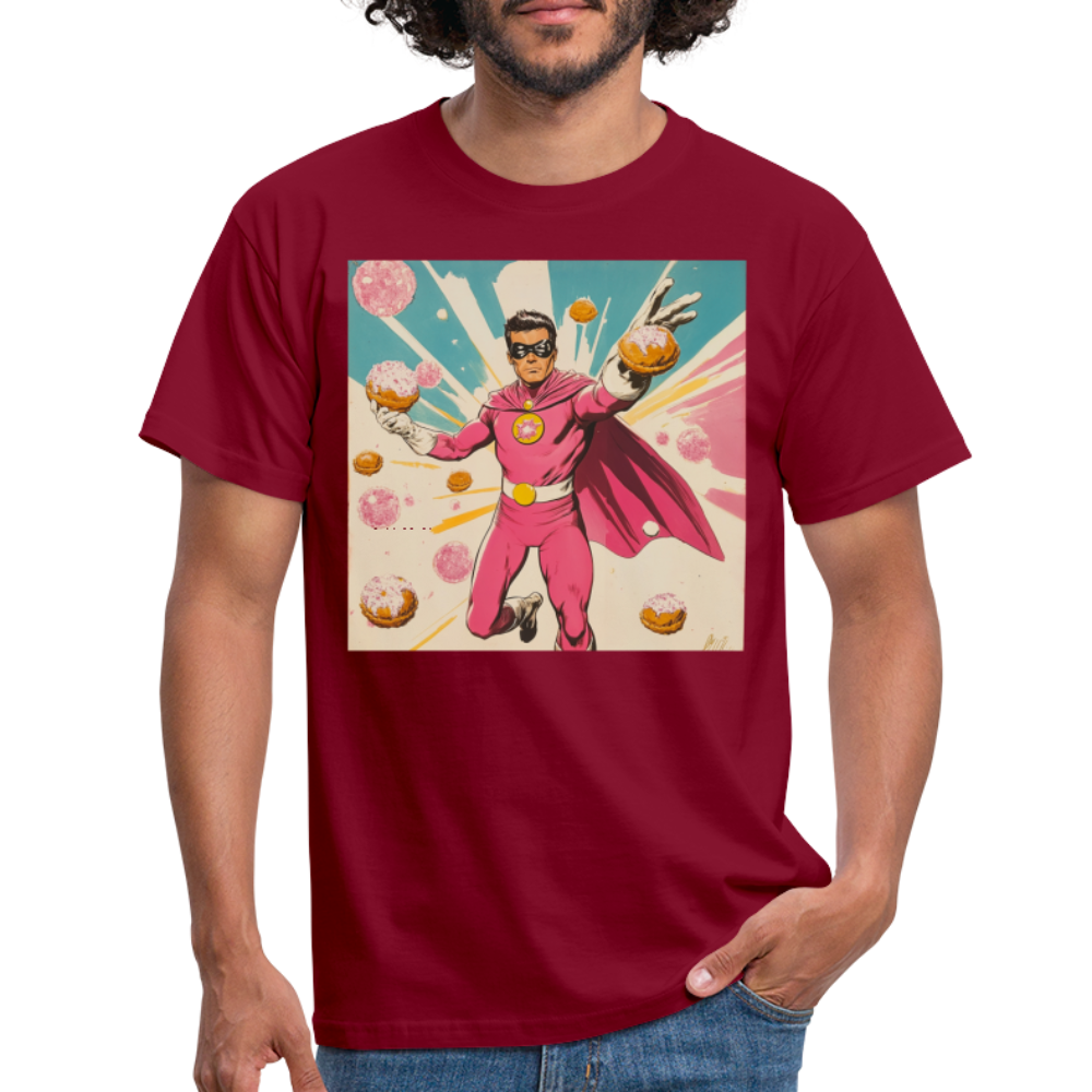 Frosting-Fury, T-shirt herr - tegelröd