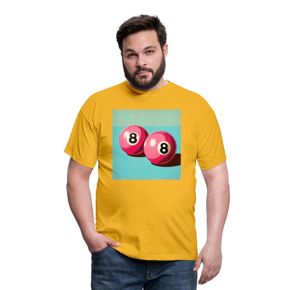 Rosa Rivaler, T-shirt herr - gul