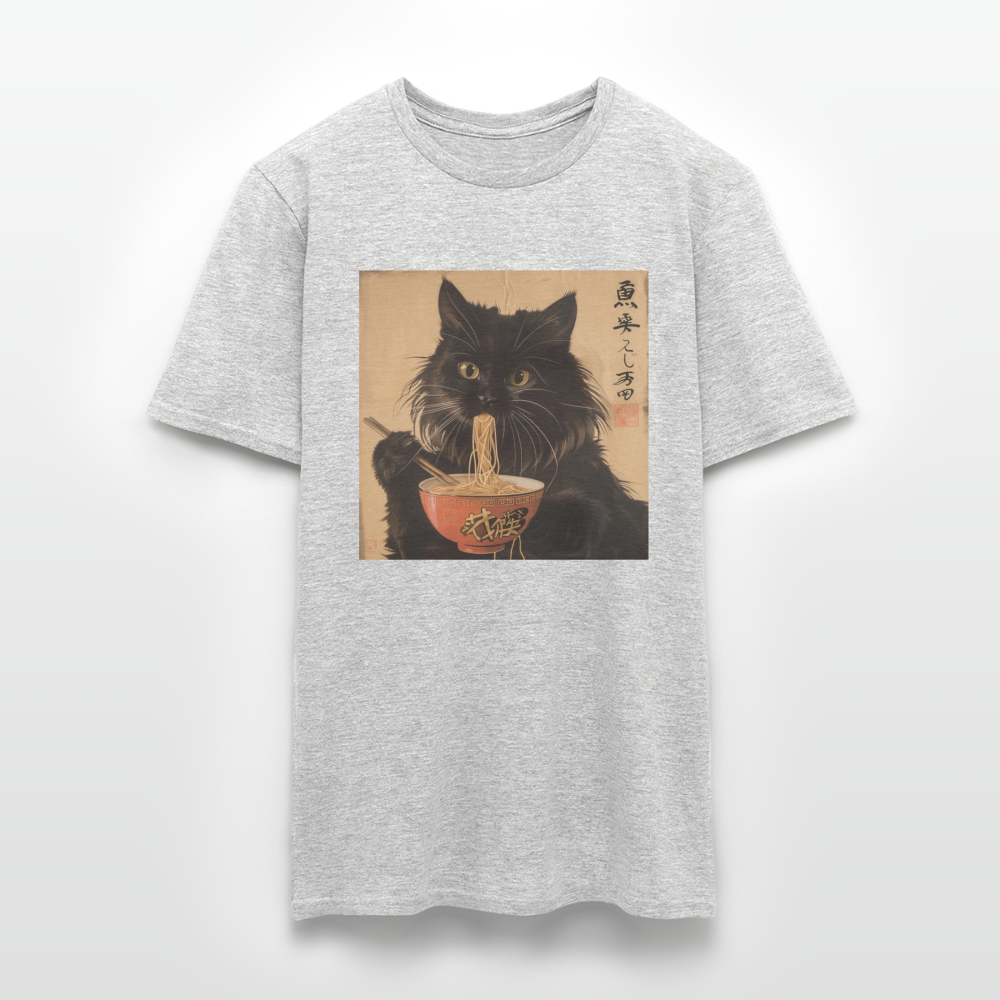Kejsarens Katt och Ramens Hemlighet, T-shirt herr - gråmelerad