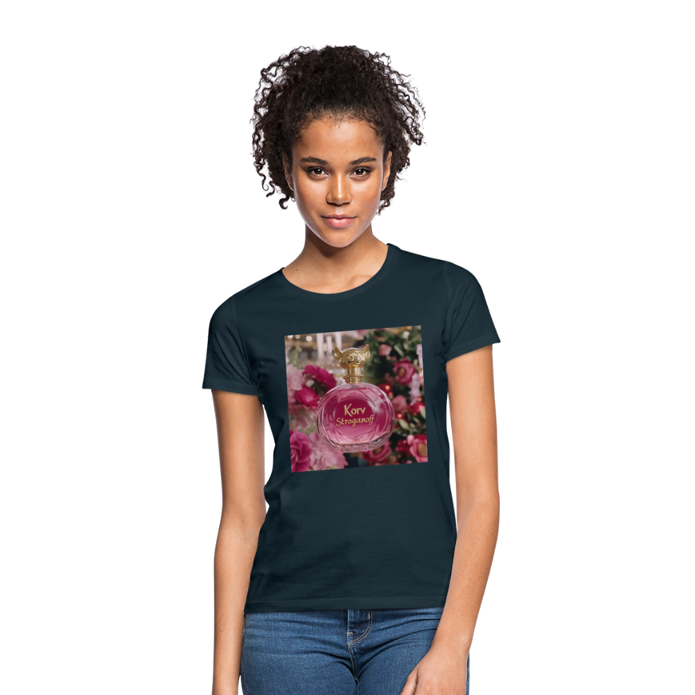 Eau de Toilette, T-shirt dam - marinblå