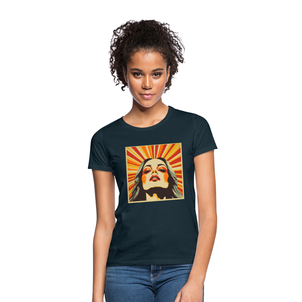 Sun Girl, T-shirt dam - marinblå