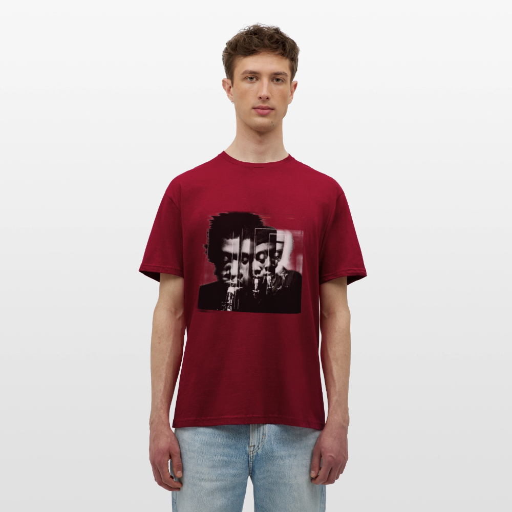 Between Breaths, T-shirt herr - tegelröd