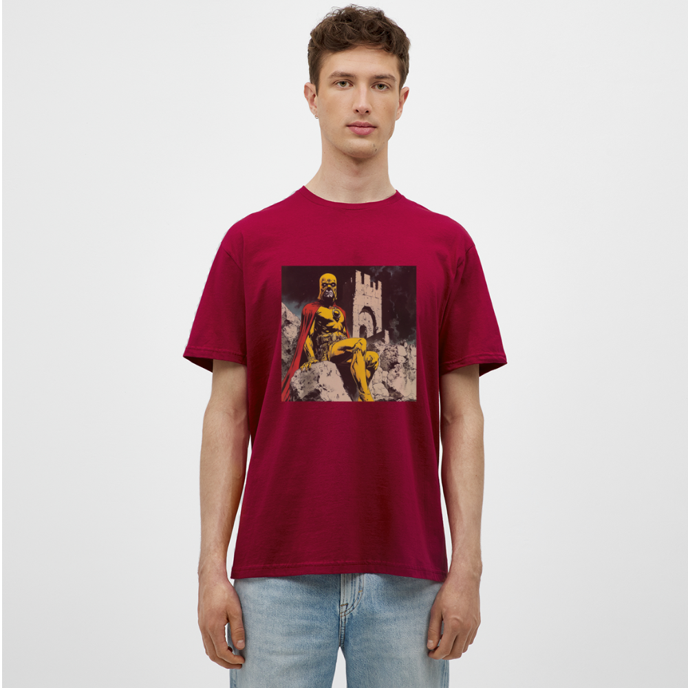 Orkalon, T-shirt herr - tegelröd