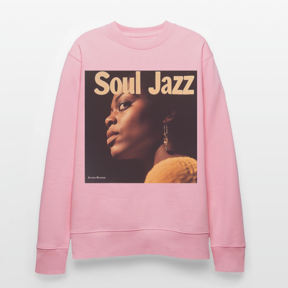 Acceso's Soul Groove: Jazz with a Beat, Ekologisk sweatshirt CHANGER unisex från Stanley/Stella - ljusrosa