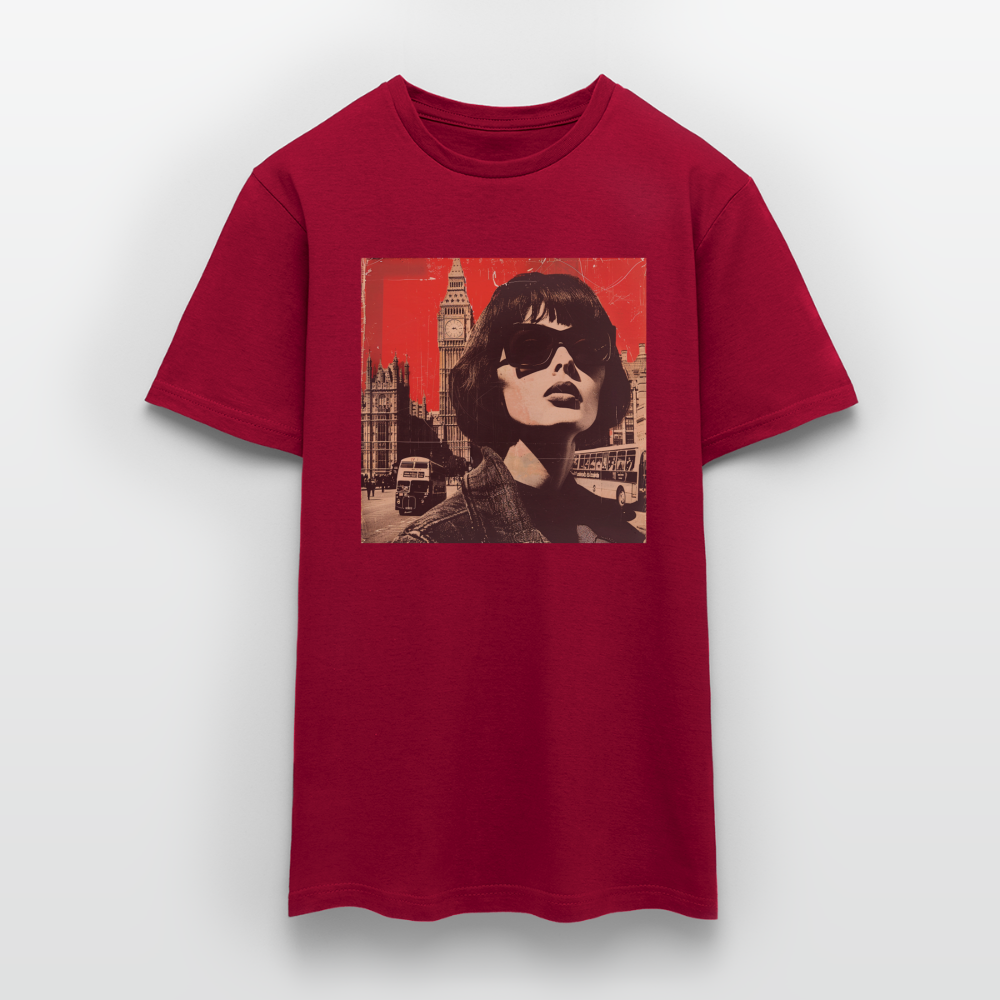 T-shirt herr - tegelröd