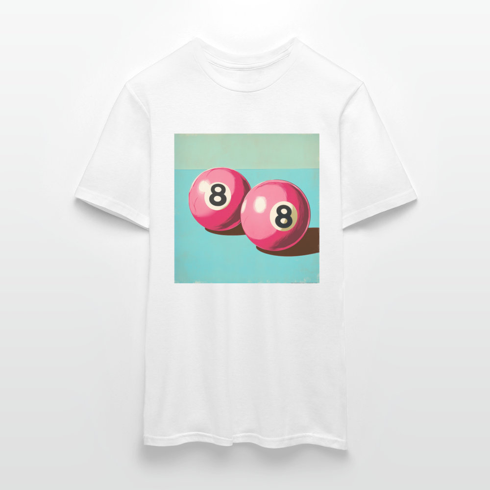 Rosa Rivaler, T-shirt herr - vit