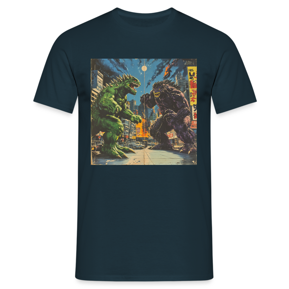 Kampen vid Solnedgången, T-shirt herr - marinblå