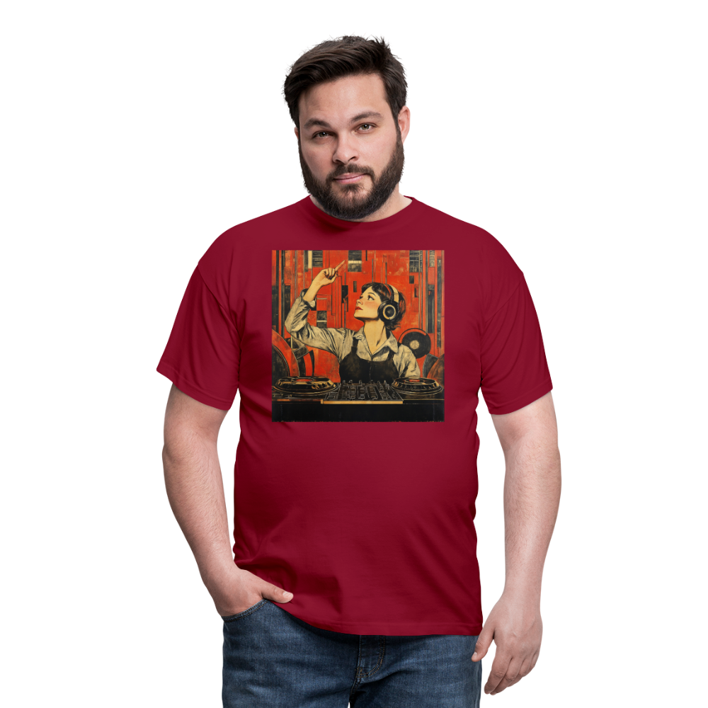 Revolutionens Rytm, T-shirt herr - tegelröd