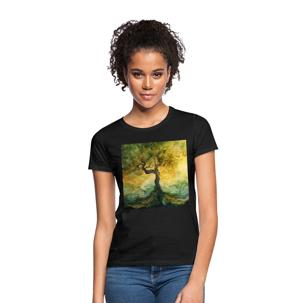Trädets visdom, T-shirt dam - svart
