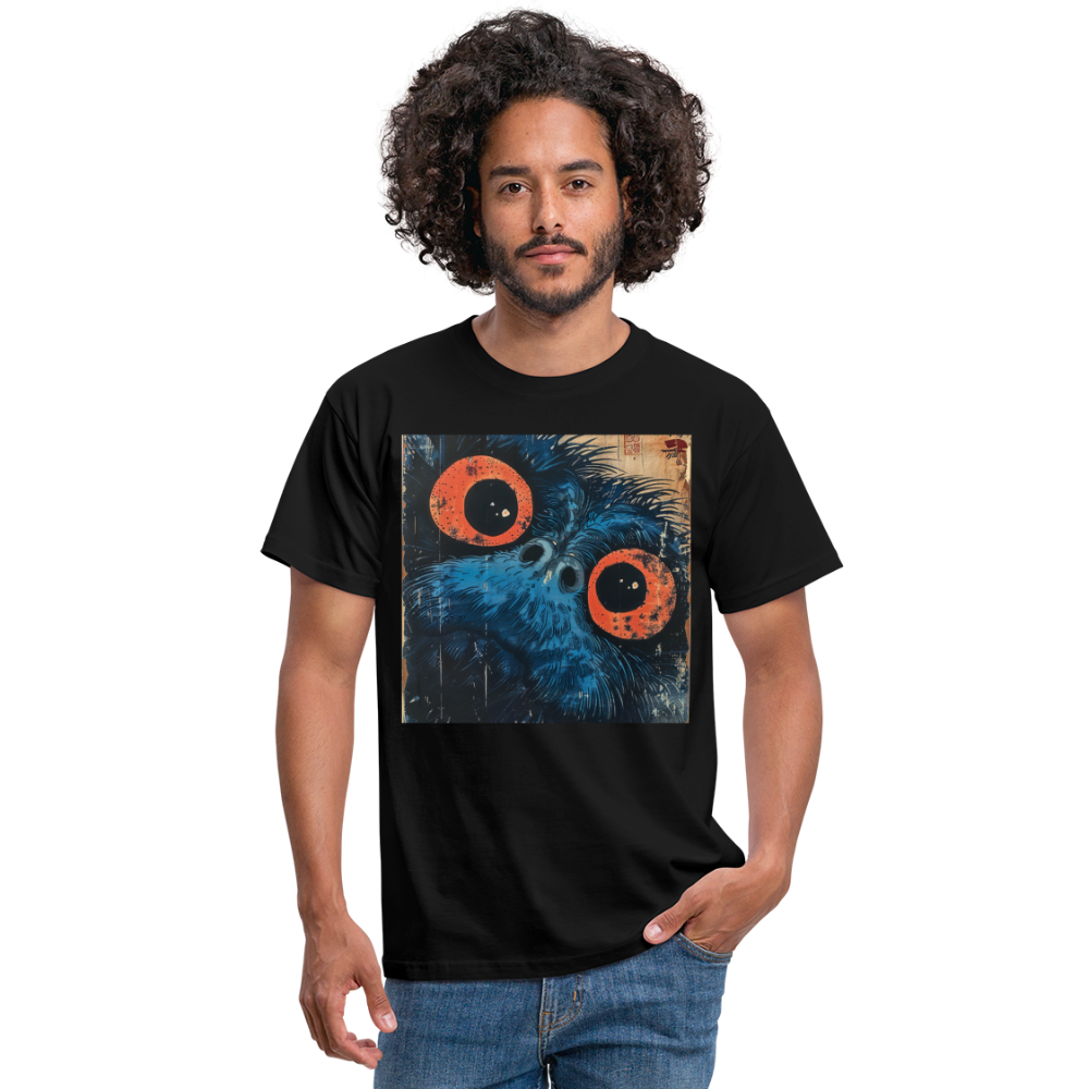 Den blå vännen, T-shirt herr - svart