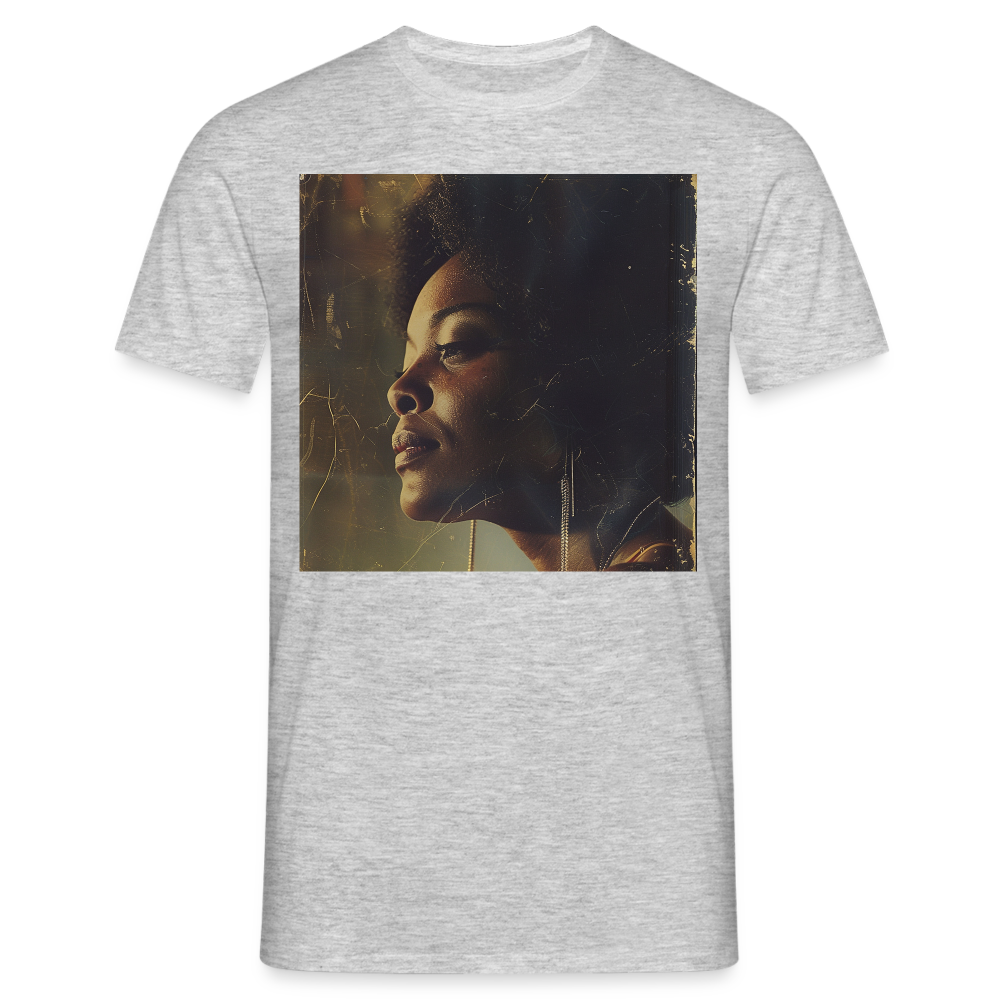 Echoes of Blue, T-shirt herr - gråmelerad