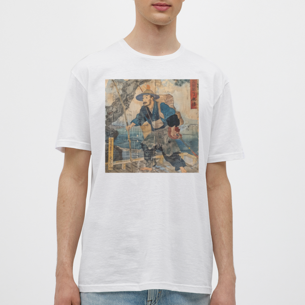 Fiskaren som bytte karriär, T-shirt herr - vit