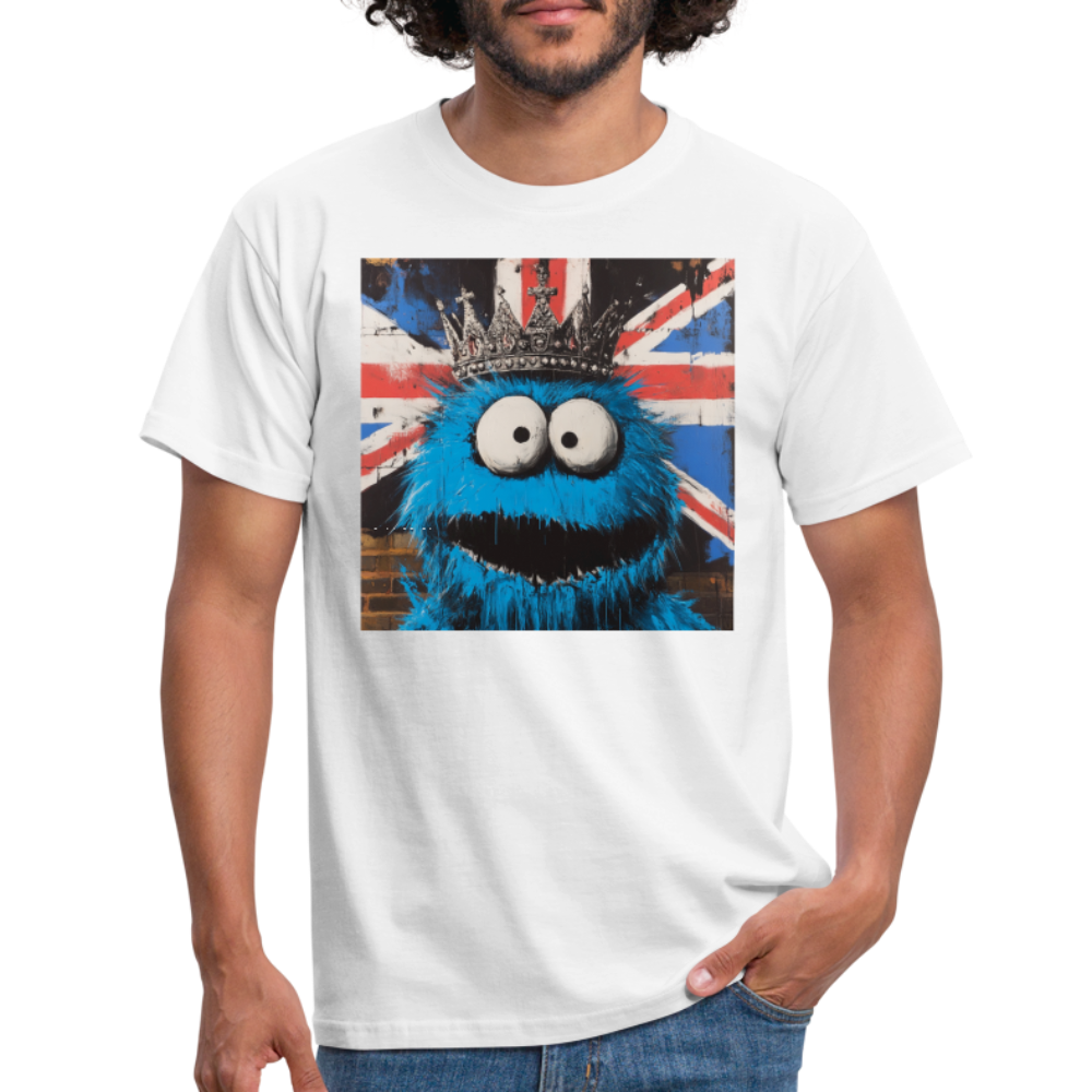 Monsters & Monarchs, T-shirt herr - vit