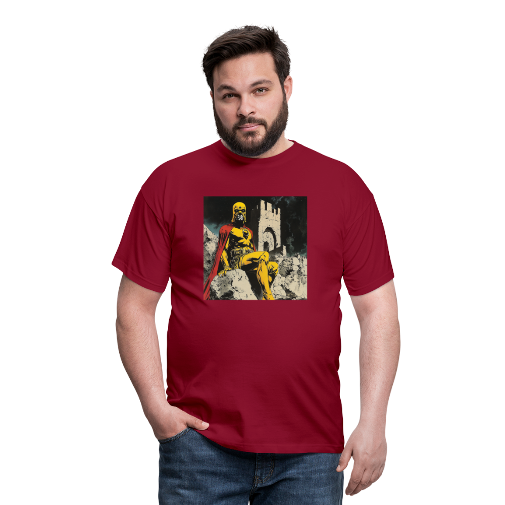 Orkalon, T-shirt herr - tegelröd
